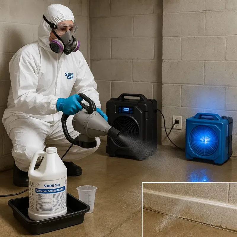 Sanitization and Odor Removal process in Barnesville, OH