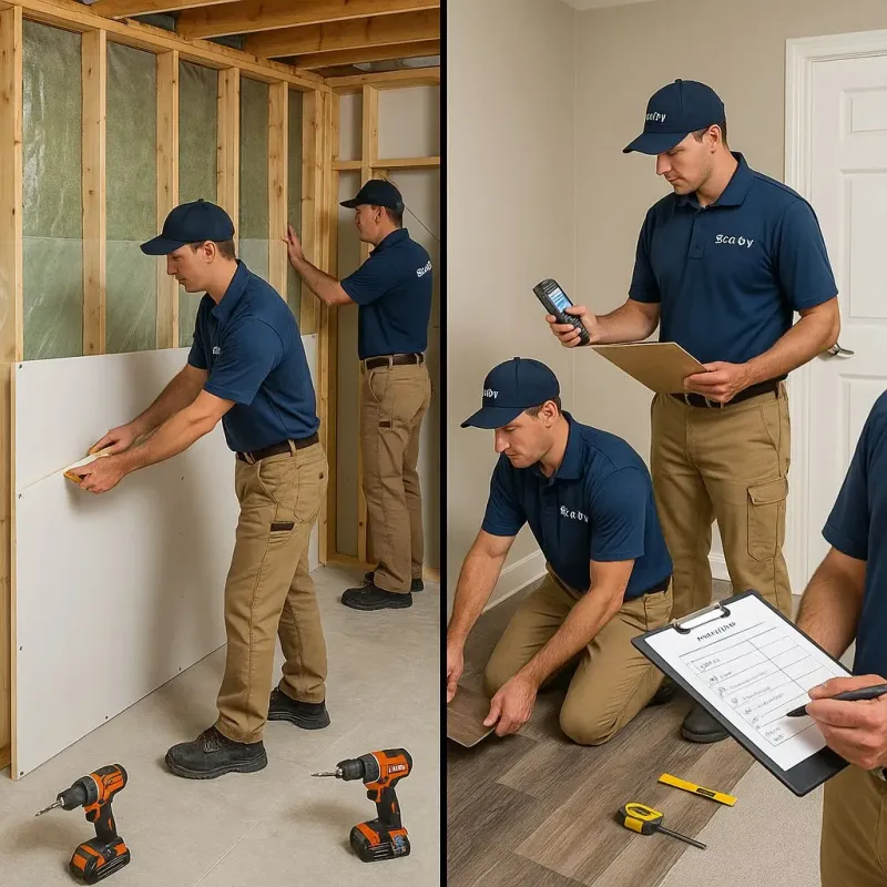 Repairs and Reconstruction process in Barnesville, OH