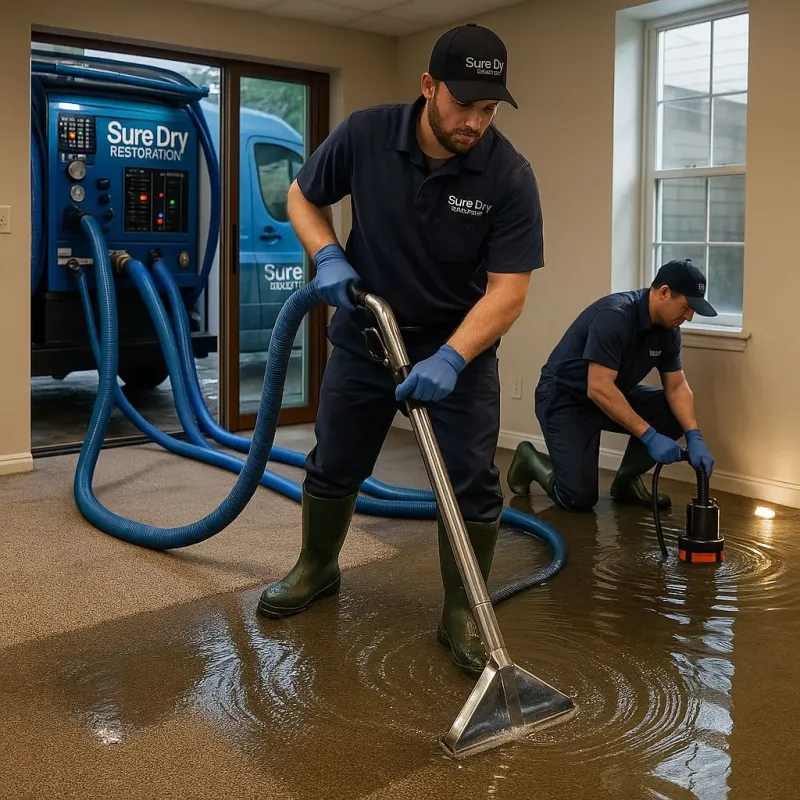 Water Extraction and Removal process in Barnesville, OH